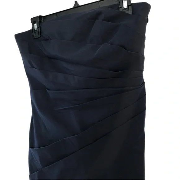 Ann Taylor Navy Strapless Cocktail Dress - Picture 2 of 6